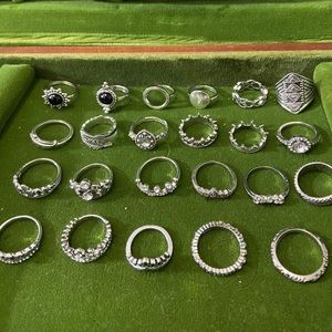 23pcs rings from shein